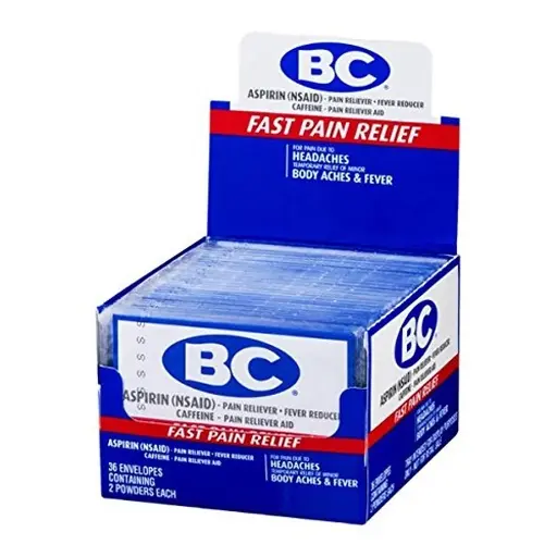 B.C. Powder 2/36Ct Box