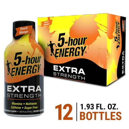 [5HXPM12] 5HR Energy Extra Peach Mango 200Mg 12Ct