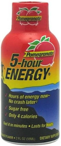 [5HRP12] 5HR Energy Reg Pomegranate 12ct