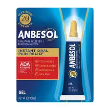 Anbesol Max Strength Oral Gel 9G